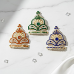 Kanak Kirti Laddu Gopal Mukut - Mix Color / Pack of 12