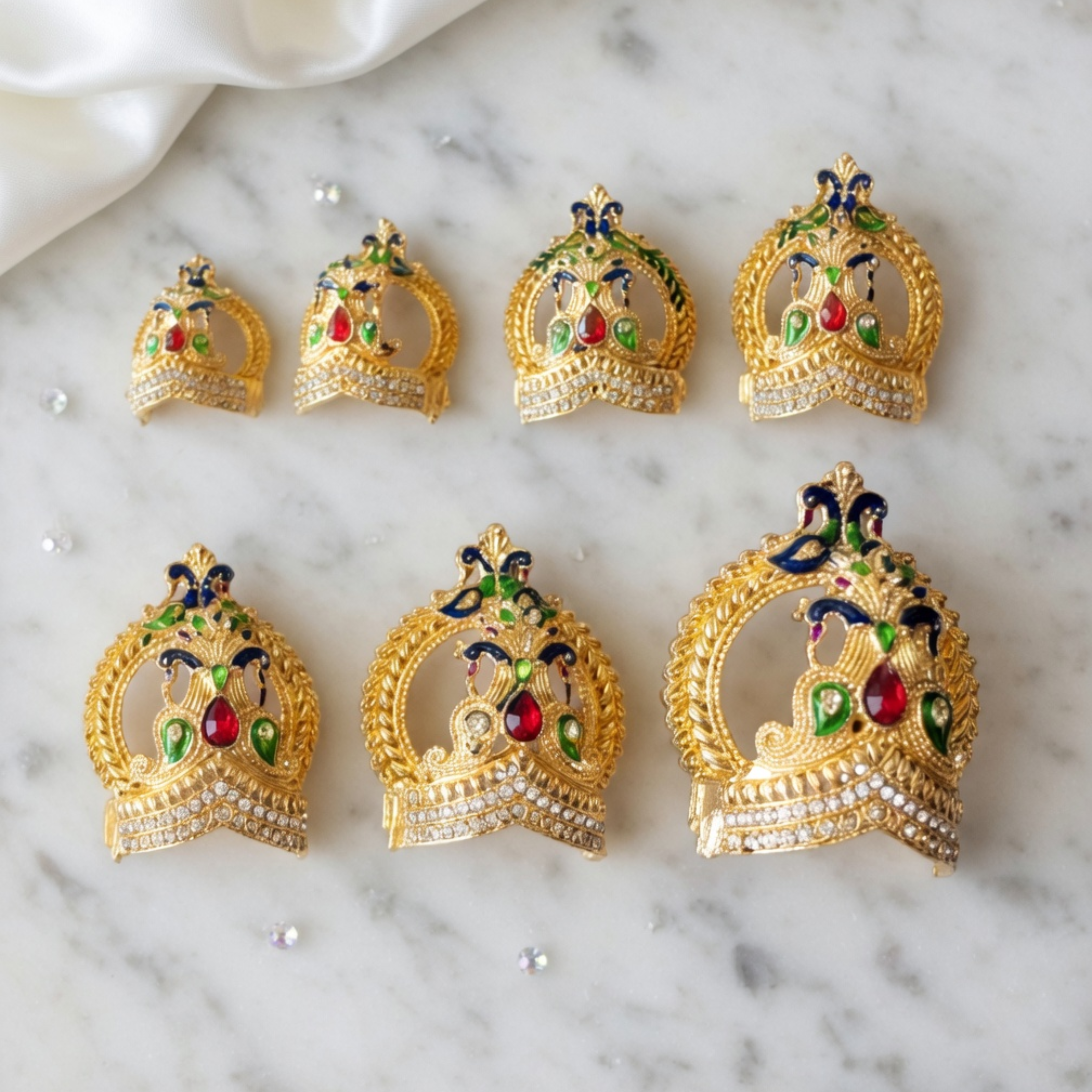 Madhav Mukut For Laddu gopal - Pack of 12