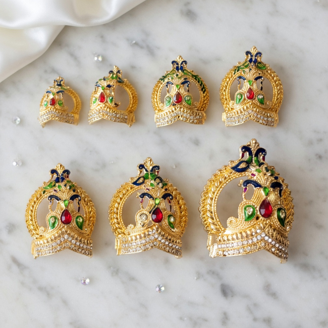 Madhav Mukut For Laddu gopal - Pack of 12