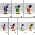 Makhmali Pushp Work Laddu Gopal Mukut - Pack of 18