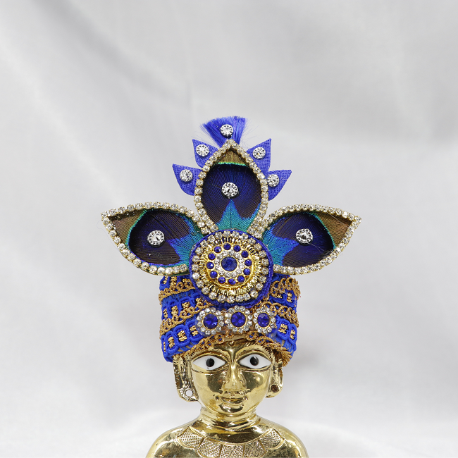 Mayura Triveni Laddu Gopal Mukut - Pack of 12