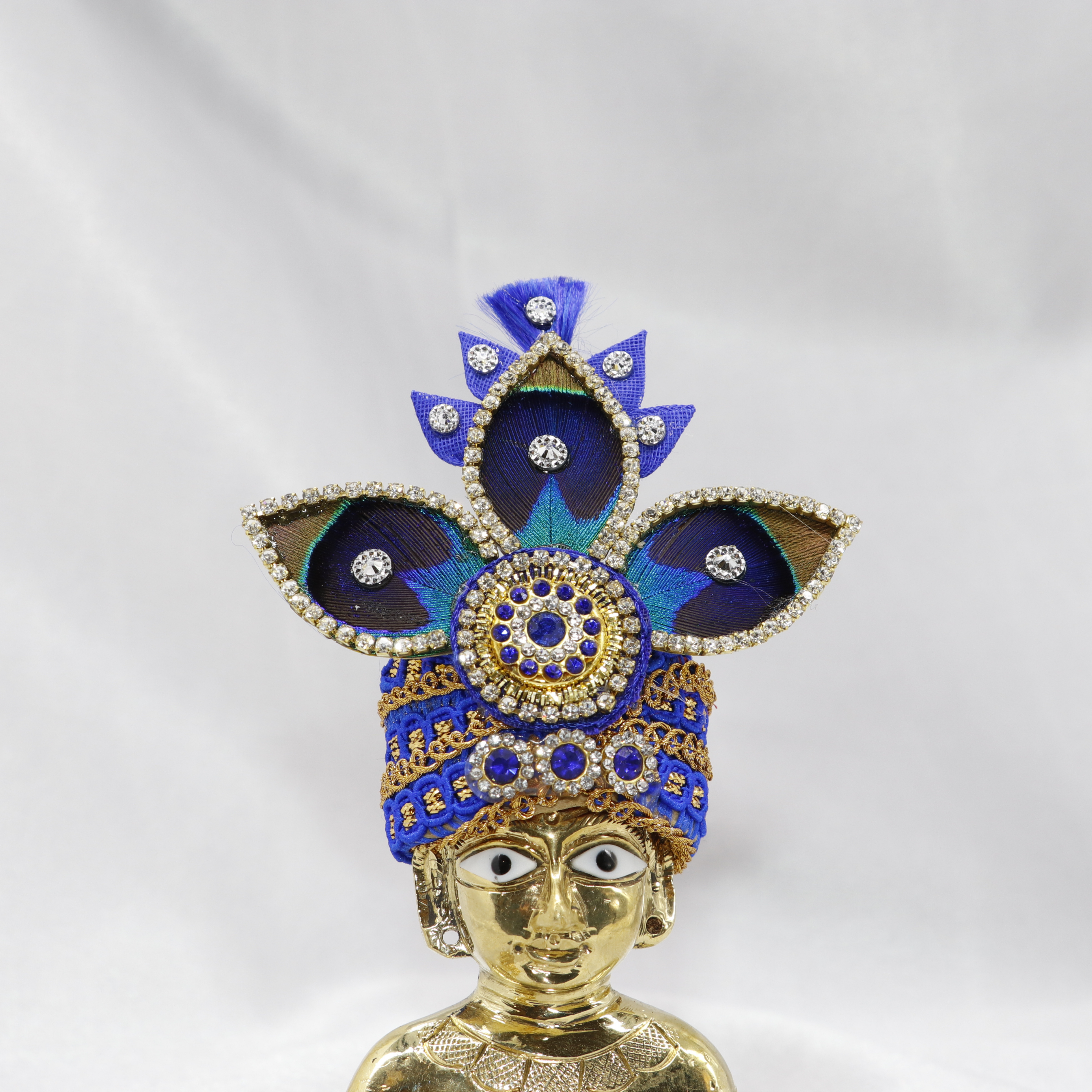 Mayura Triveni Laddu Gopal Mukut - Pack of 12