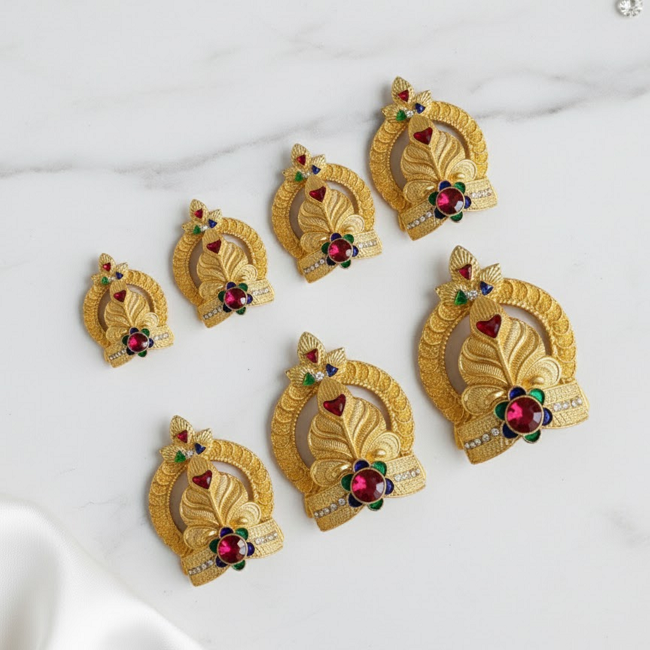Mohan Mukut For Laddu Gopal - Pack of 12