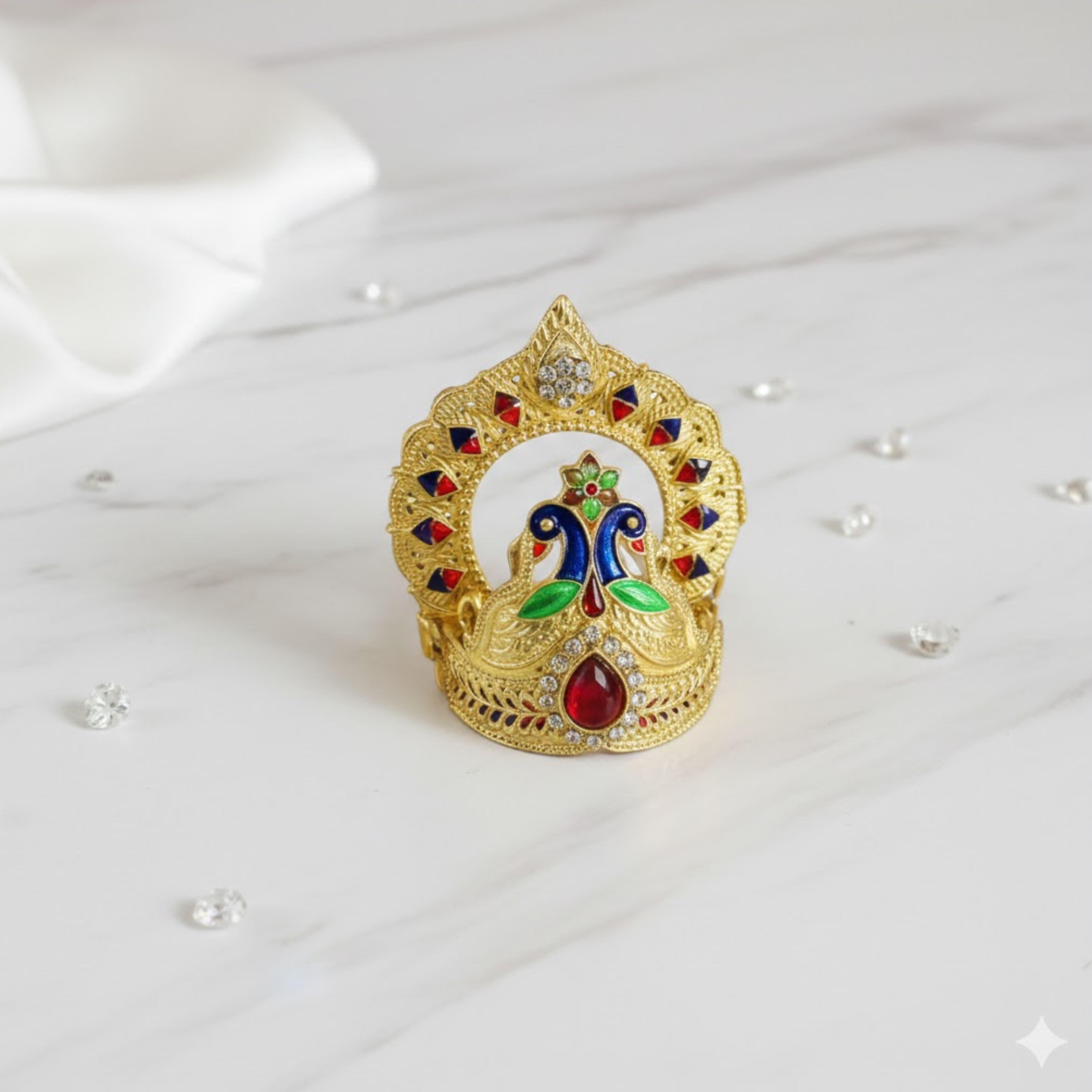 Mor Mukut For Laddu Gopal - Pack of 12