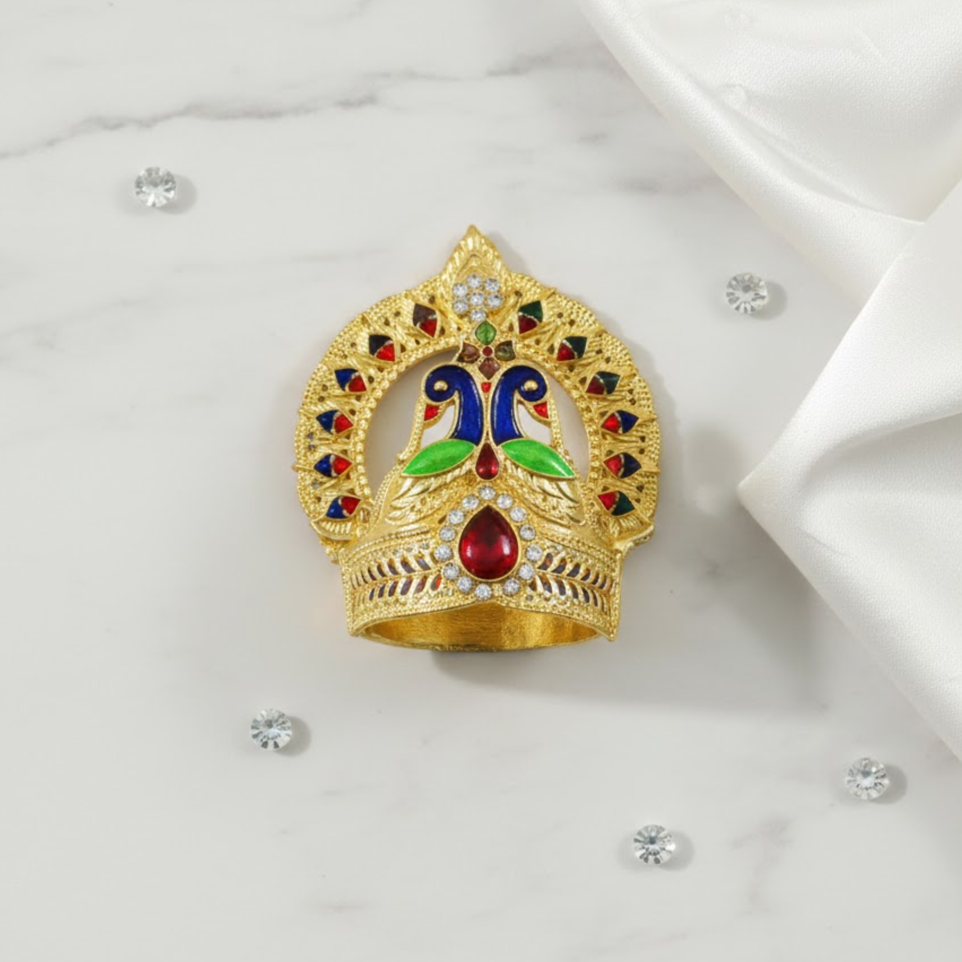 Mor Mukut For Laddu Gopal - Pack of 12
