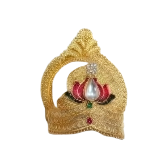 Nandlal Mukut For Laddu Gopal - Pack of 12