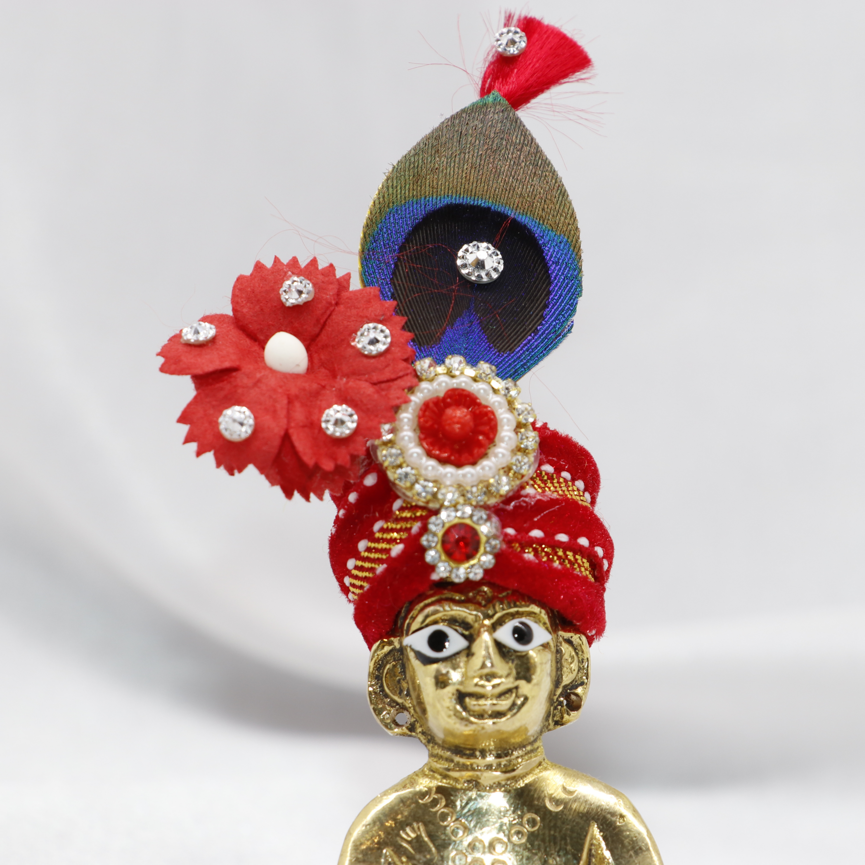 Netra Mayura With Pushp Laddu Gopal Mukut - Pack of 14