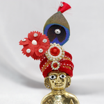 Netra Mayura With Pushp Laddu Gopal Mukut - Pack of 14