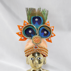 નેત્ર તિલક મોરપીચ લાડુ ગોપાલ મુકુટ