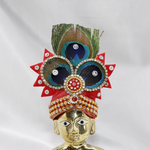 Netra Tilak Laddu Gopal Mukut - Mix Color / Pack of 12