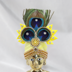 Netra Tilak Laddu Gopal Mukut - Mix Color / Pack of 12