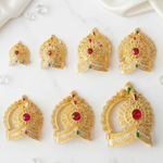 Radha Raman Mukut For Laddu gopal - Pack of 12