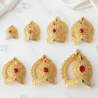 Radha Raman Mukut For Laddu gopal - Pack of 12