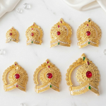 Radha Raman Mukut For Laddu gopal - Pack of 12