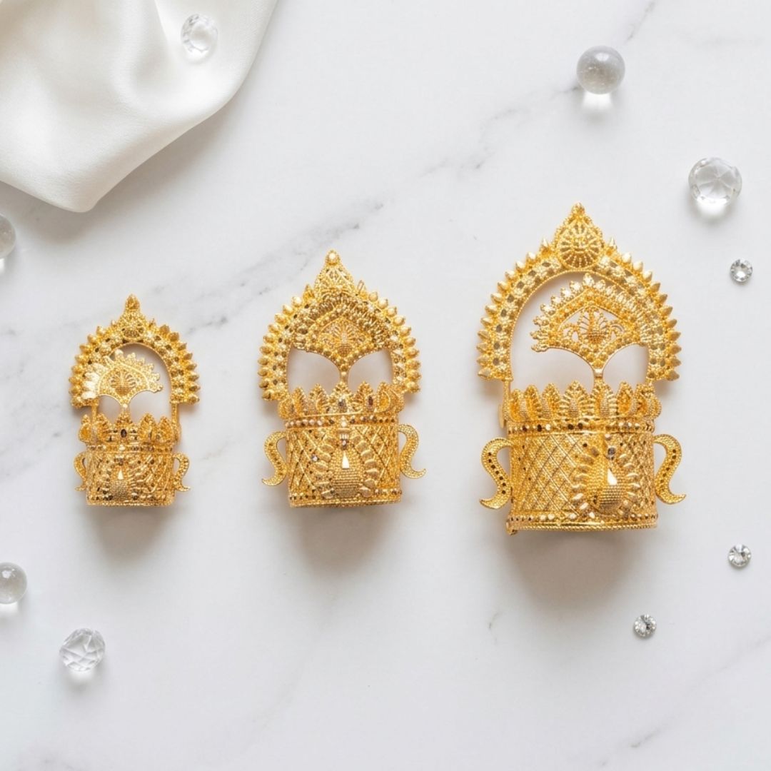 Riddhi Mukut For Laddu Gopal - Pack of 12