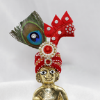 Shikhar Ratna  Diamond & Zari Laddu Gopal Mukut - Pack of 14