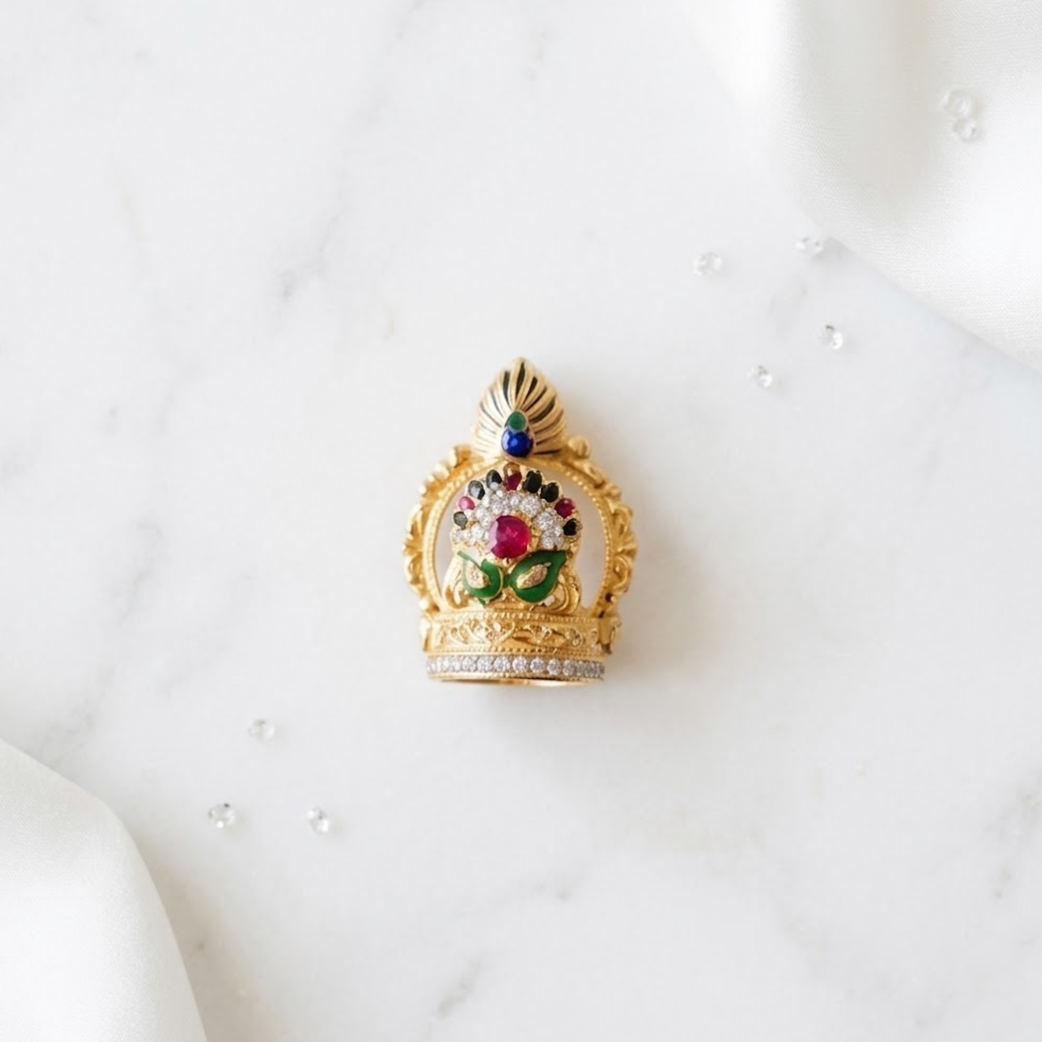 Shwet Mukut For Laddu gopal