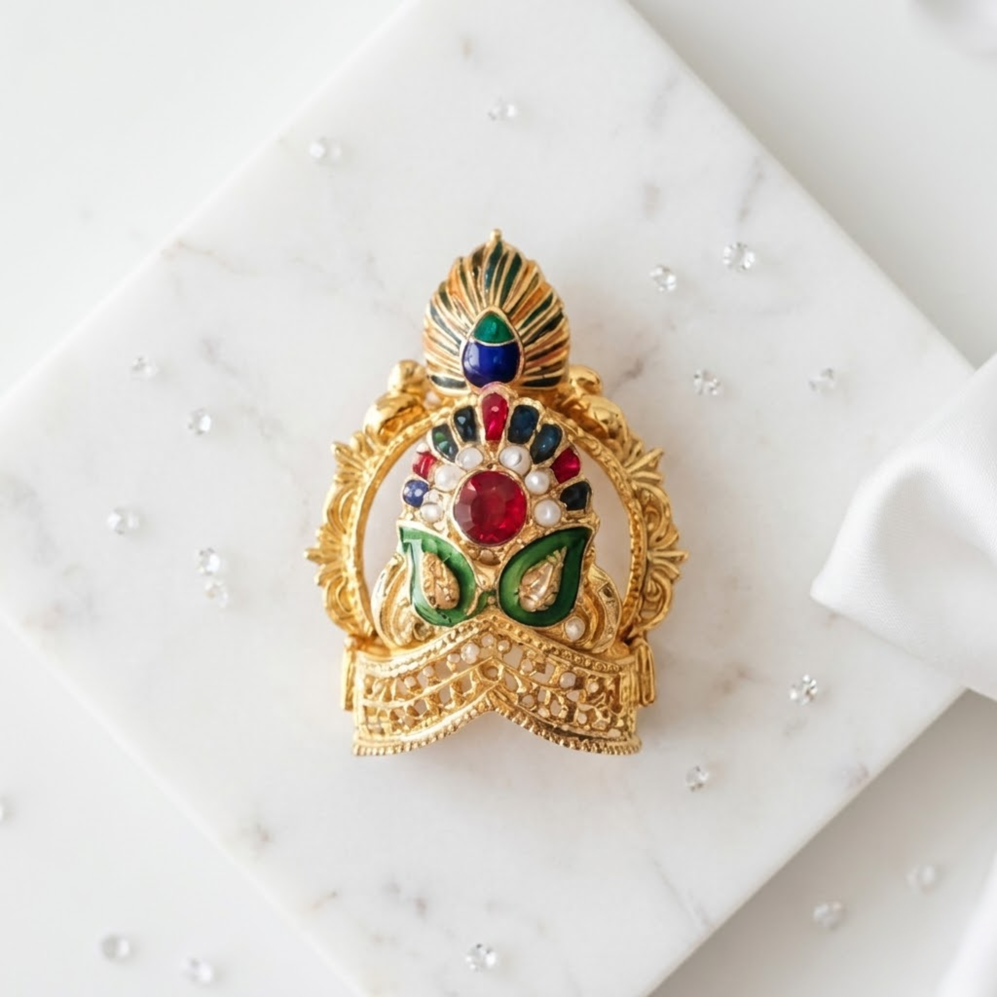 Shwet Mukut For Laddu gopal