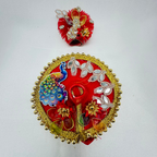 Mandakini Poshak With Mukut For Laddu Gopal