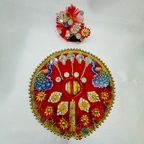 Mandakini Poshak With Mukut For Laddu Gopal