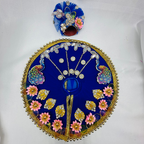 Mandakini Poshak With Mukut For Laddu Gopal