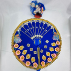 Mandakini Poshak With Mukut For Laddu Gopal