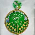 Mandakini Poshak With Mukut For Laddu Gopal