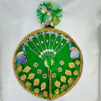 Mandakini Poshak With Mukut For Laddu Gopal