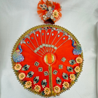 Mandakini Poshak With Mukut For Laddu Gopal