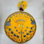 Mandakini Poshak With Mukut For Laddu Gopal