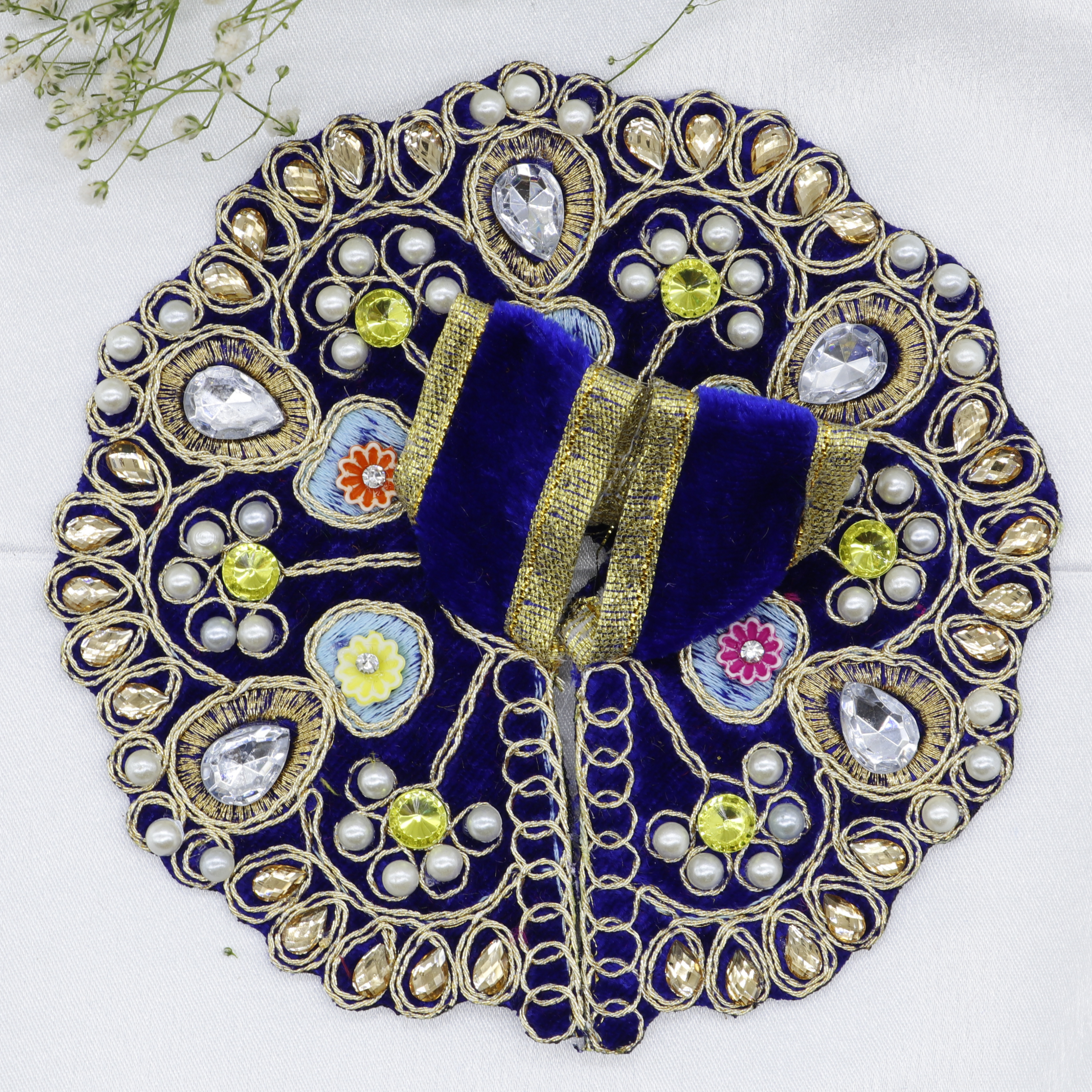velvet Poshak for Laddu Gopal size 4